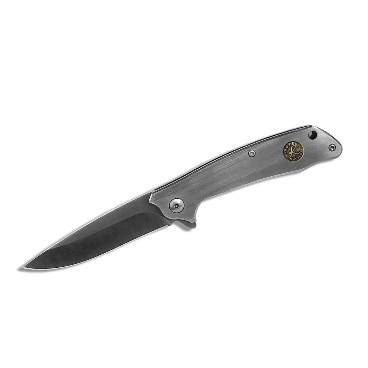 American Buffalo Roper Folding BB Deputy SS Handle Knife