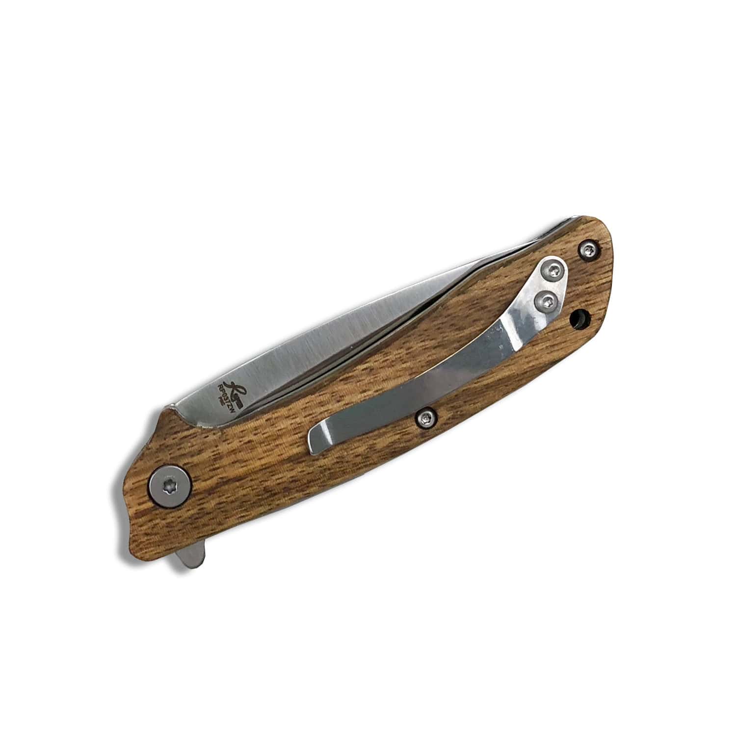 American Buffalo Roper Folding BB JR Outlaw Zebrawood knives